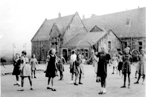 Schoolyard in1940's